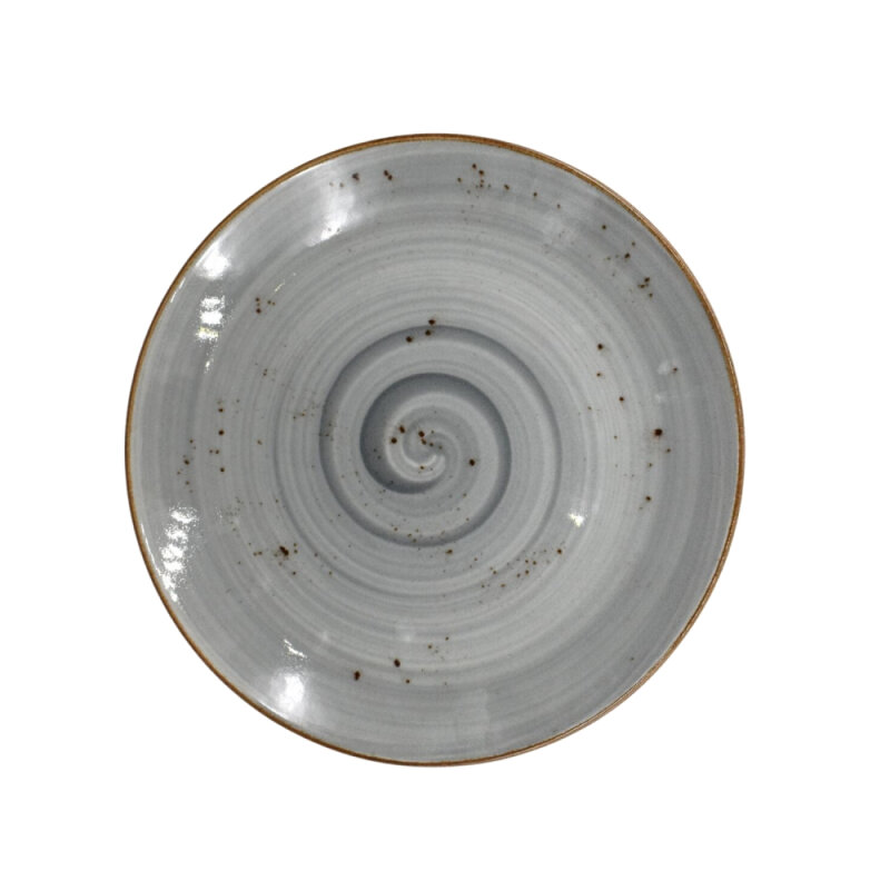 Zest Porcelain Elegance Düz Tabak 23Cm-Paris Gri - 1