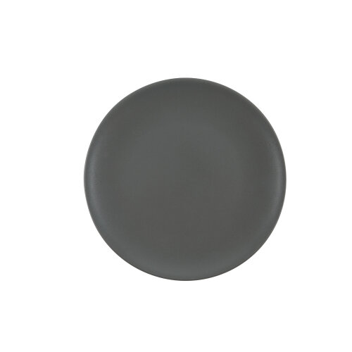 Zest Porcelain Elegance Düz Tabak 23Cm -Velour Gri - ZEST PORCELAIN