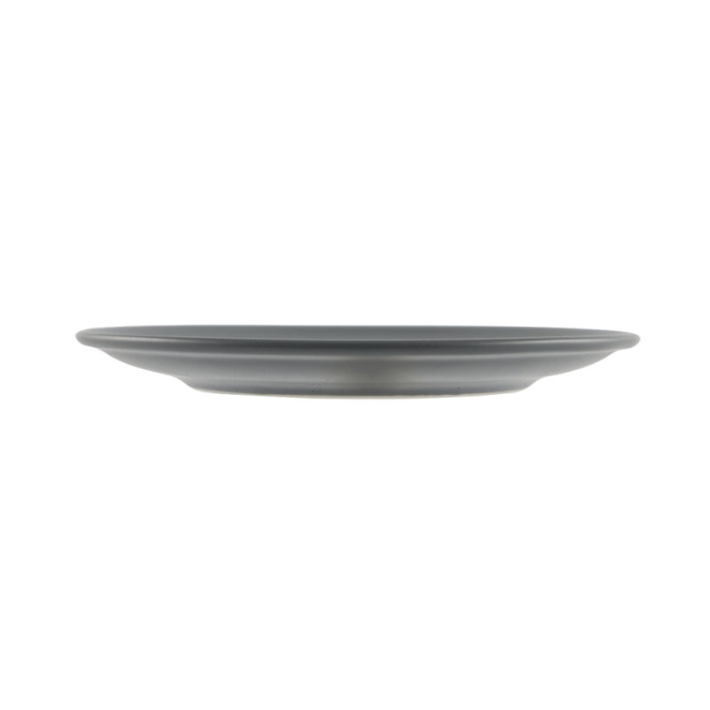 Zest Porcelain Elegance Düz Tabak 23Cm -Velour Gri - 2
