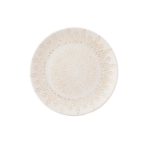 Zest Porcelain Elegance Düz Tabak 25 cm - Whisper - ZEST PORCELAIN