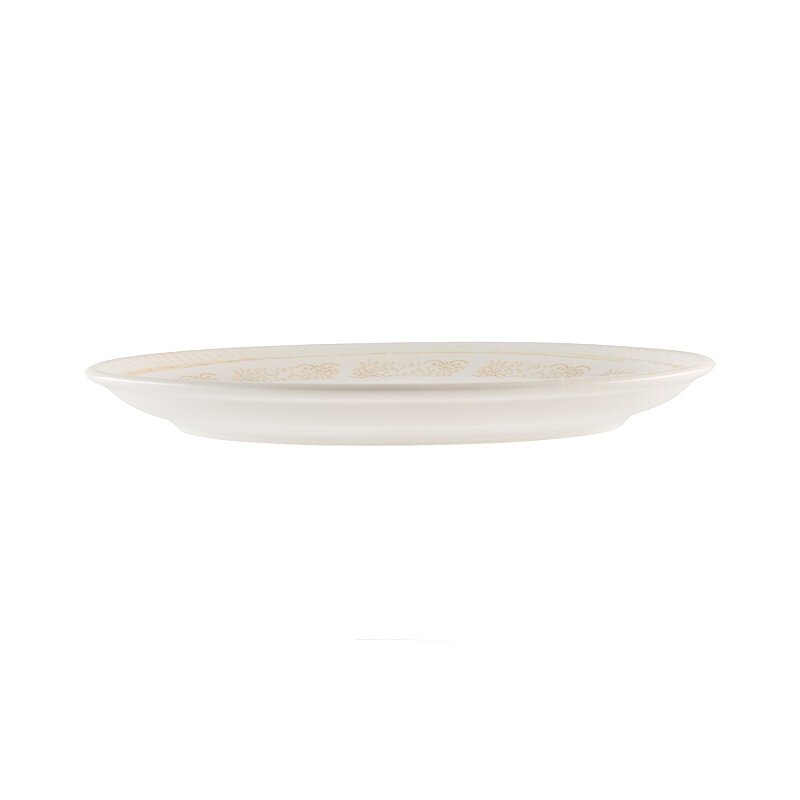 Zest Porcelain Elegance Düz Tabak 25 cm - Whisper - 2