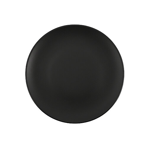 Elegance Düz Tabak 25Cm-Crater Black - ZEST PORCELAIN