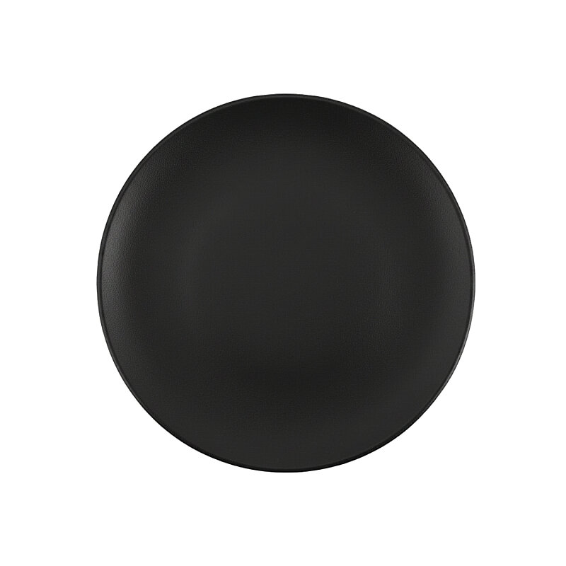Elegance Düz Tabak 25Cm-Crater Black - 1