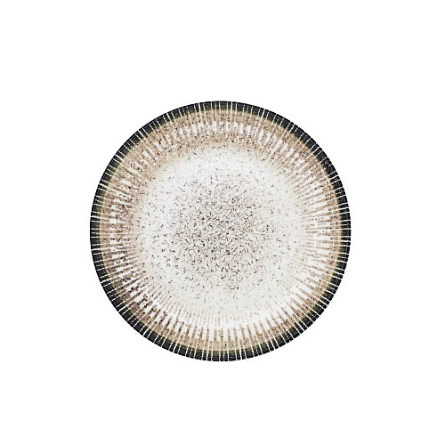 Zest Porcelain Elegance Düz Tabak 25 cm-Mackenzie - ZEST PORCELAIN