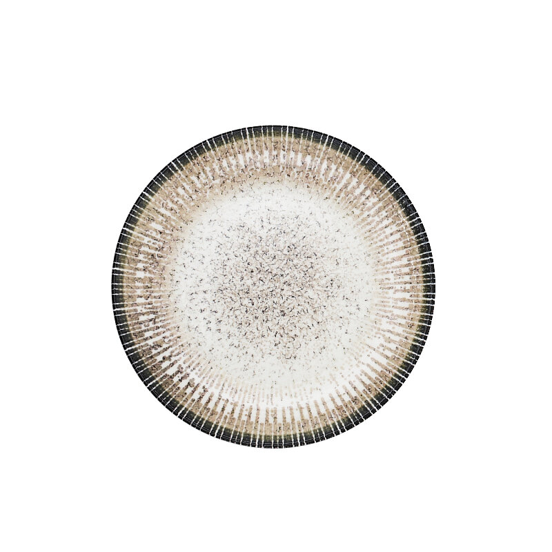 Zest Porcelain Elegance Düz Tabak 25 cm-Mackenzie - 1