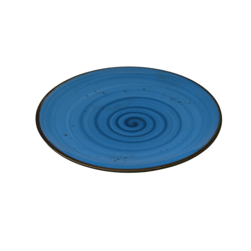 Zest Porcelain Elegance Düz Tabak 27 Cm-Paris Mavi - 1