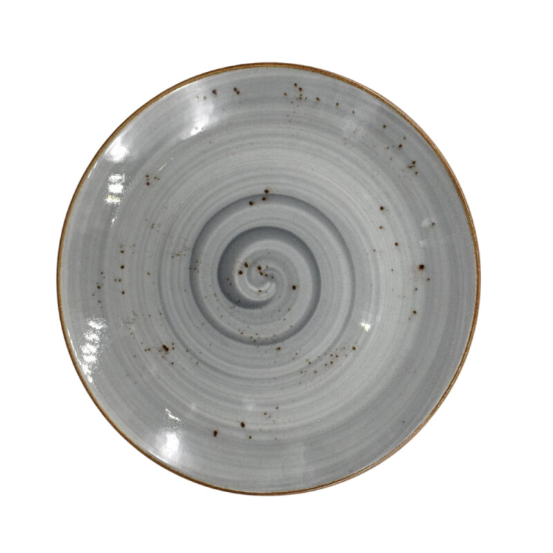 Zest Porcelain Elegance Düz Tabak 27 Cm -Paris Gri - 1