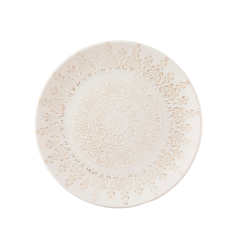 Zest Porcelain Elegance Düz Tabak 27 cm - Whisper - 1