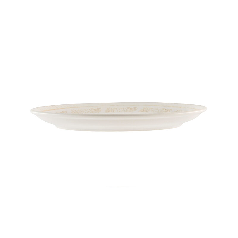 Zest Porcelain Elegance Düz Tabak 27 cm - Whisper - 2