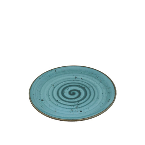 Zest Porcelain Elegance Düz Tabak 27Cm -Paris Turkuaz - ZEST PORCELAIN
