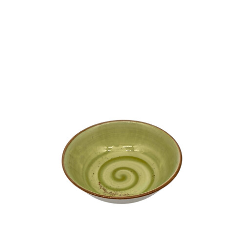 Tulu Porselen Elegance Kase 14 cm- Reactive 77 Yeşil - TULU PORSELEN