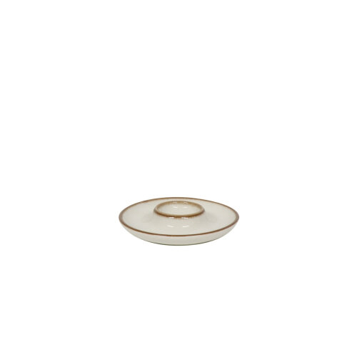 Zest Porcelain Elegance Yumurtalık 10 cm-Chocolate - ZEST PORCELAIN