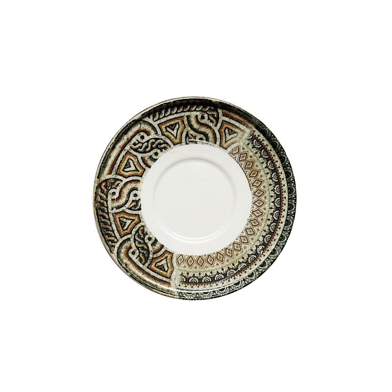 Zest Porcelain Elif Kahve Fincan Tabak-Elbe - 1