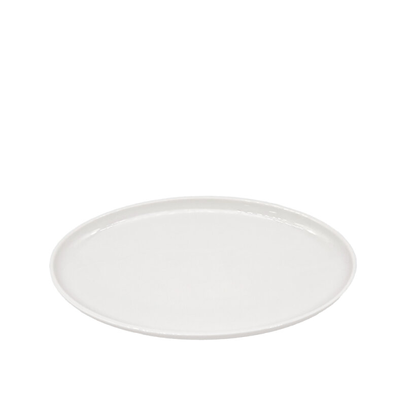 Tulu Porselen Elif Kayık Tabak 25 Cm-Krem - 1