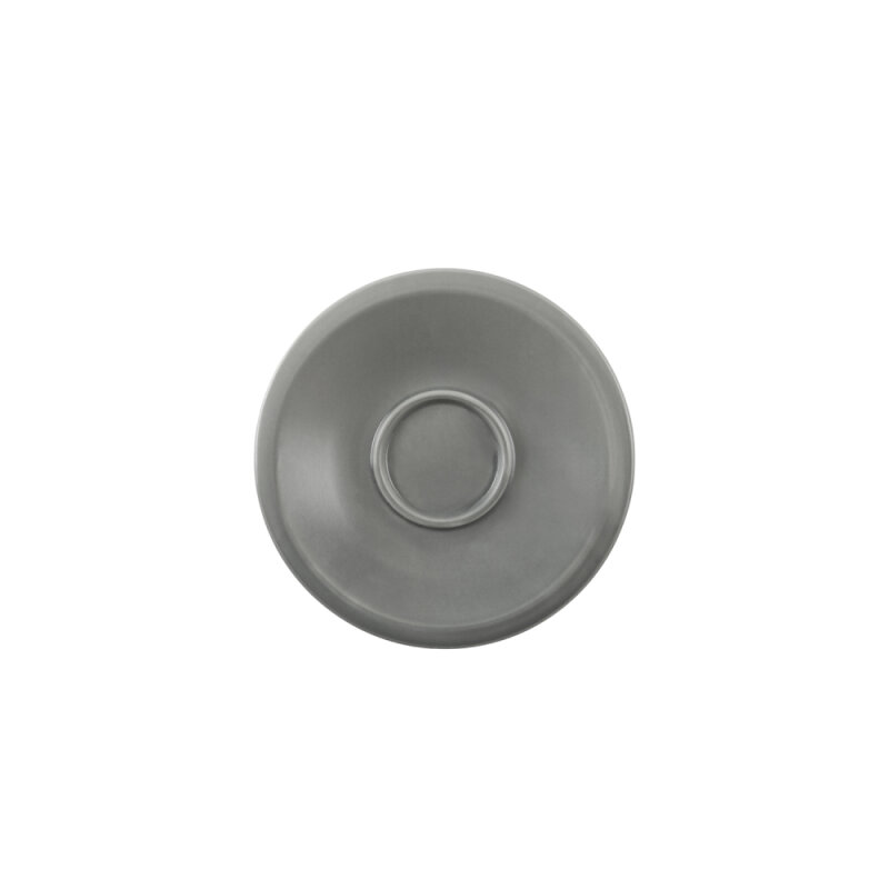 Zest Porcelain Max Kahve Fincan Tabağı-Velour Gri - 1