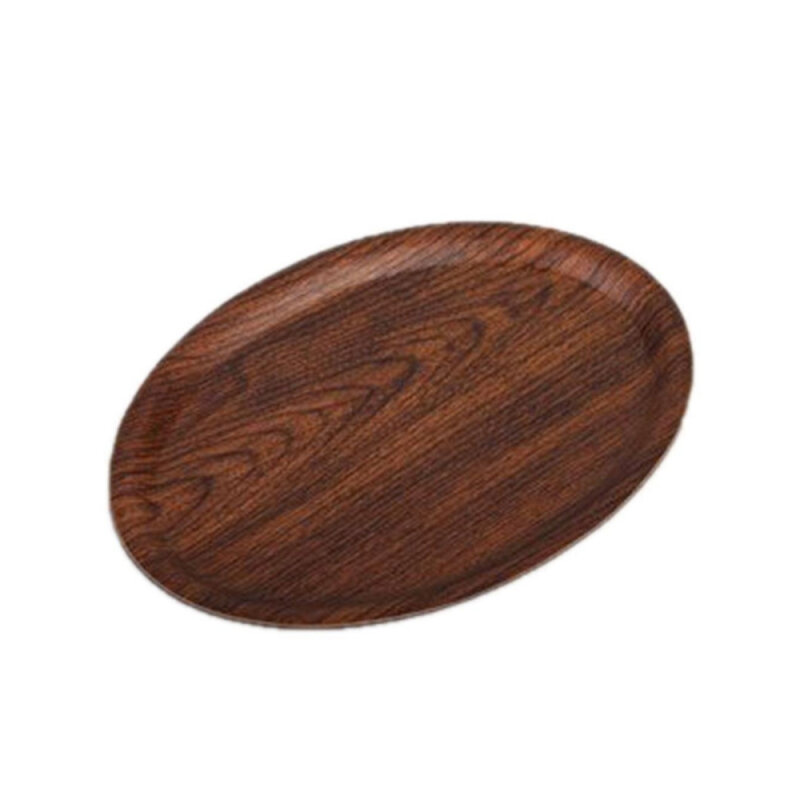 Evelin Espresso Oval Tepsi - 1