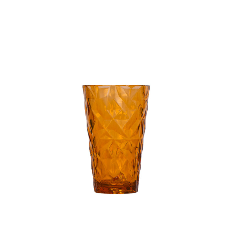 Rubikap Exclusive Prizma Bardak 300+ Ml Pc Şeffaf Amber EX.PT300 - 1