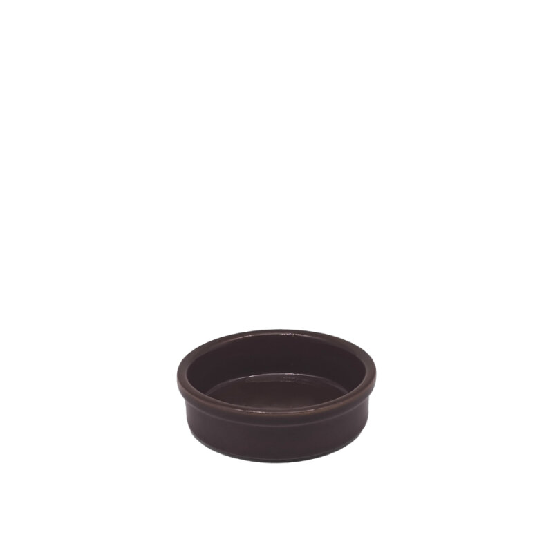 Tulu Porselen Fırın Kabı 10Cm – Opak 15 Kahve - 1
