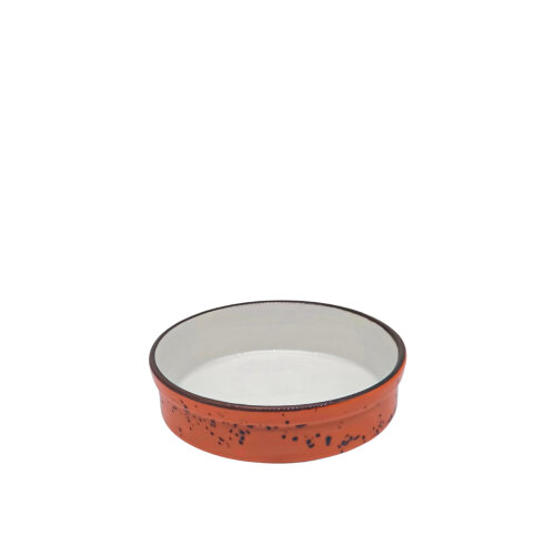 Zest Porcelain Fırın Kabı 13Cm-Paris Turuncu - ZEST PORCELAIN