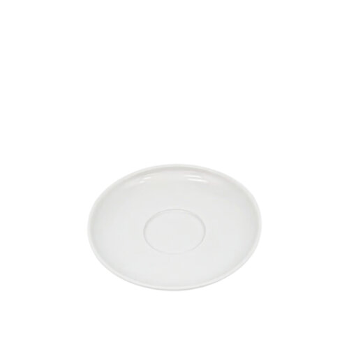 Tulu Porselen Flat Çay Fincan Tabağı - Saten Beyaz FLT01CTST01 - TULU PORSELEN