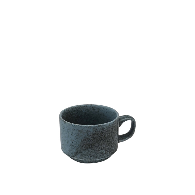 Zest Porcelain Flat Çay Fincanı 200Cc -Element Turquoıse - 1