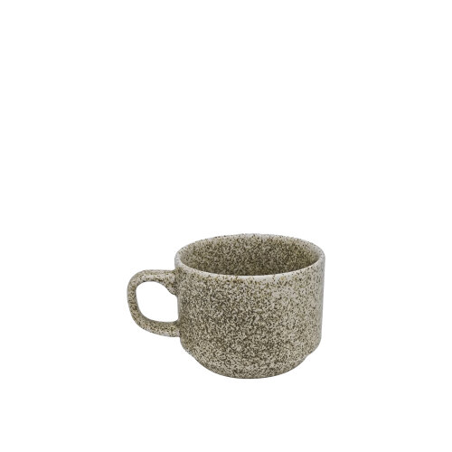 Zest Porcelain Flat Çay Fincanı 200Cc -Element Cream - ZEST PORCELAIN