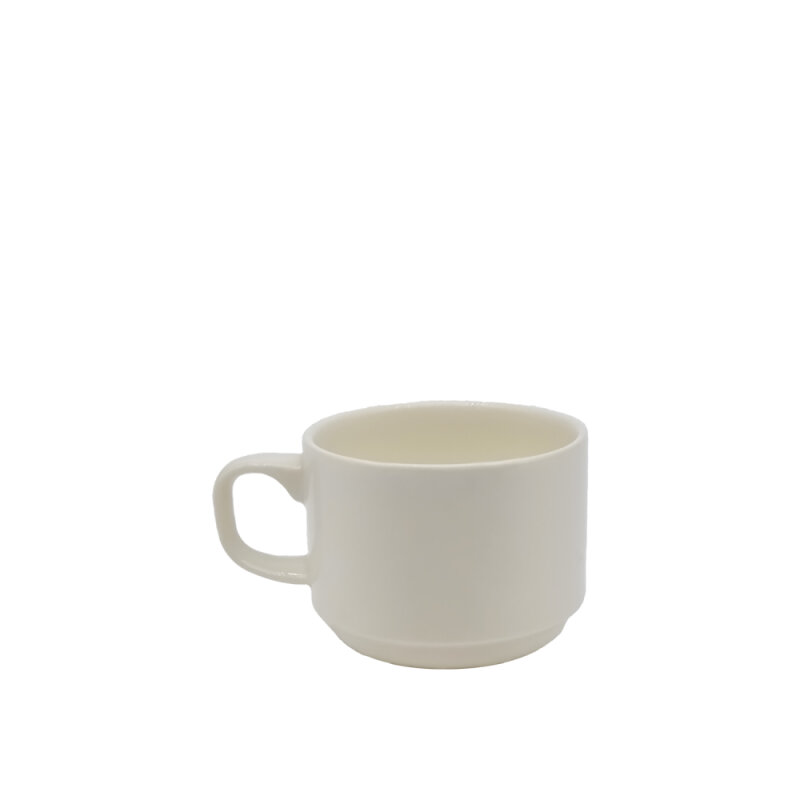 Zest Porcelain Flat Çay Fincanı Transparan FLT01CF00 - 1