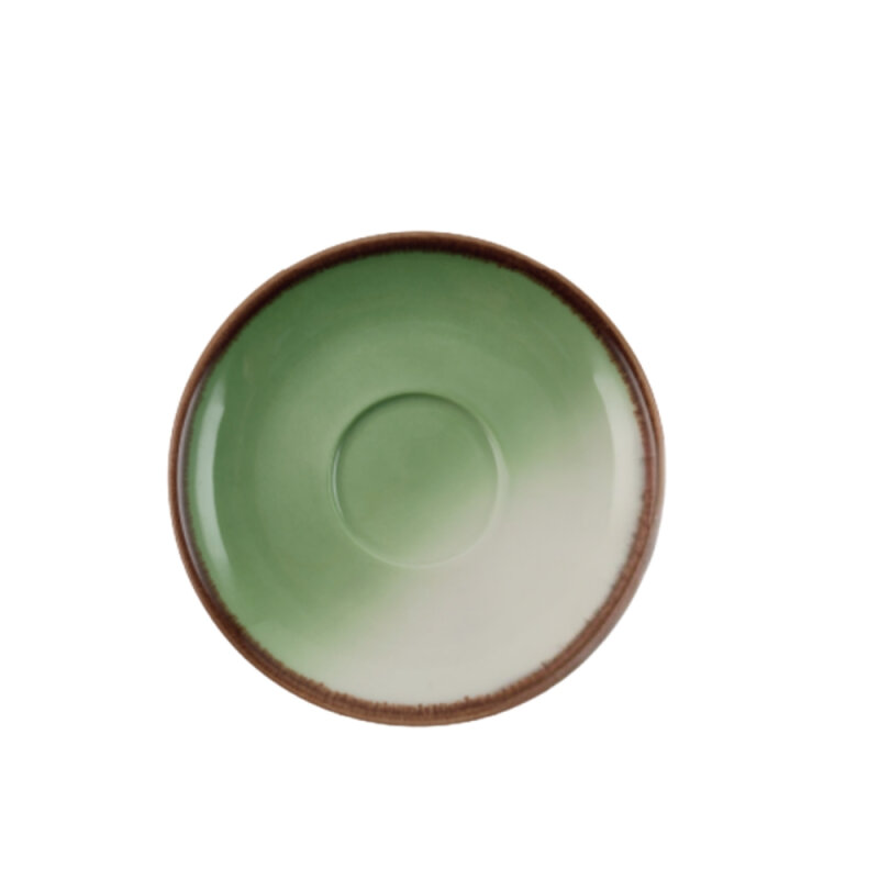 Zest Porcelain Flat Kahve Fincan Tabağı-Volta Çağla - 1