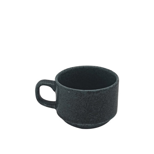 Zest Porcelain Flat Kahve Fincanı 90Cc -Element Turquoıse - ZEST PORCELAIN