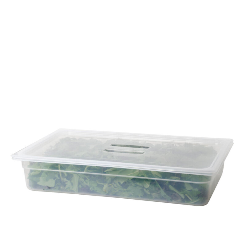 Cambro Tek Bölmeli Kulplu Küvet Kapağı Yarı Saydam 162*265 mm Gn 1/1 10PPCH190 - 3