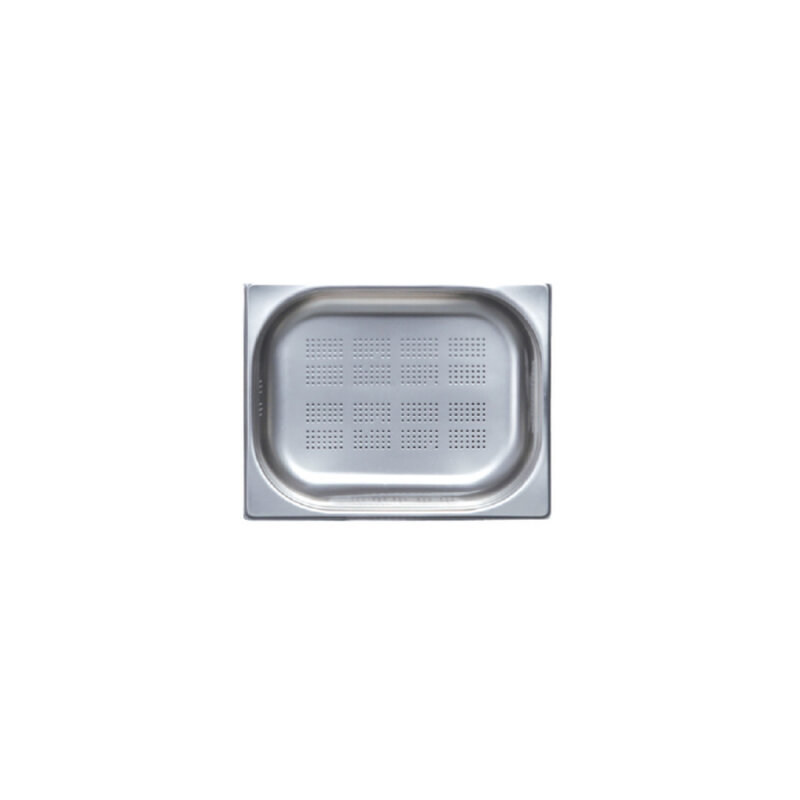 Kayalar Çelik Gnp 2/3 20 Delikli Gastronom Küvet 35,4X32,5 Cm 1,5 Ltr - 1