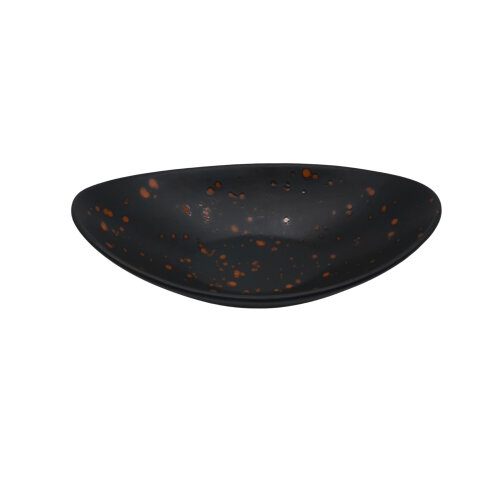 Zest Porcelain Gondol Kase 25Cm X 15,5Cm -Oxy Orange - ZEST PORCELAIN