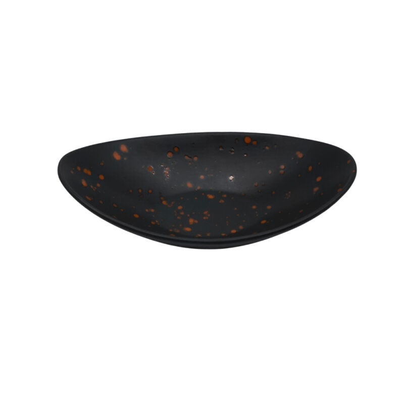 Zest Porcelain Gondol Kase 25Cm X 15,5Cm -Oxy Orange - 1