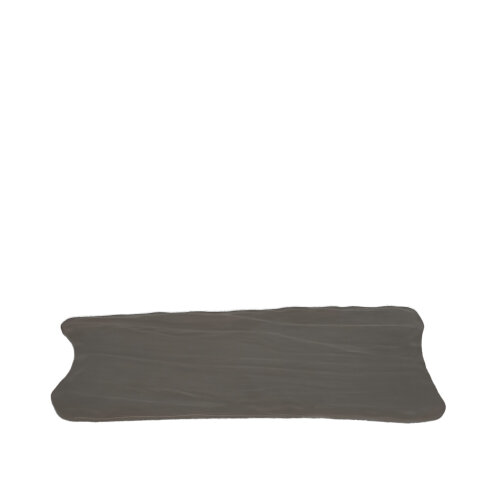 Gri Melamin Slate Tabak 33X20Cm - ULTRAFORM MELAMİN