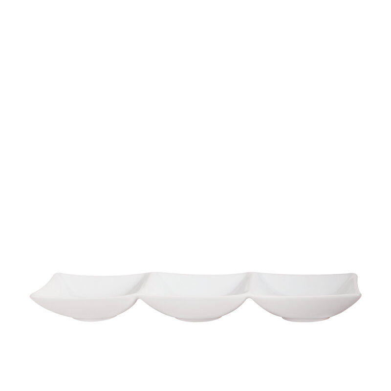 Güral Porselen Hong Kong 25X8 3Lü Sos Tabağı - 1