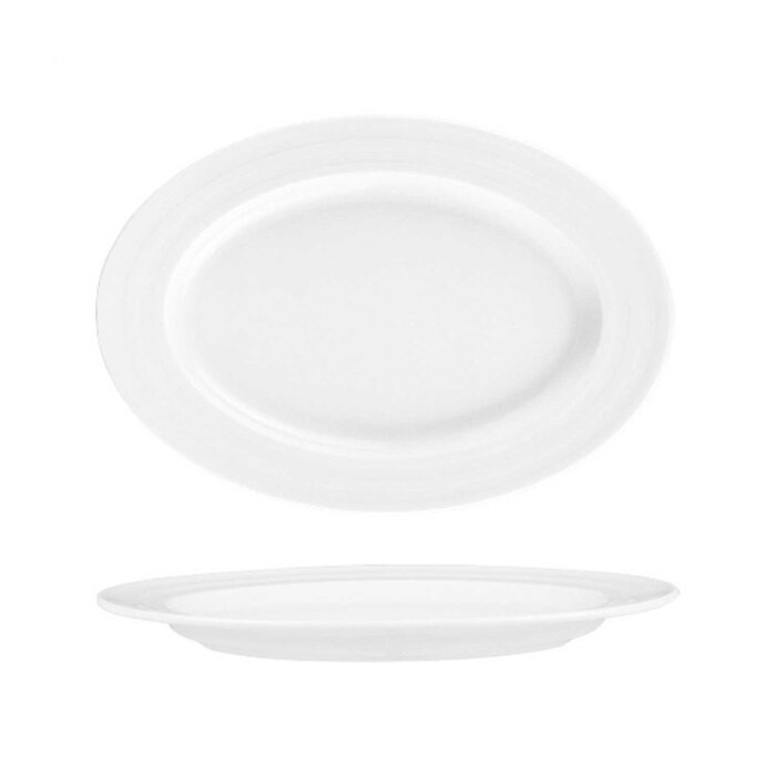 Güral Porselen New Bone Lizbon Otel 34 cm Kayık Tabak - 2