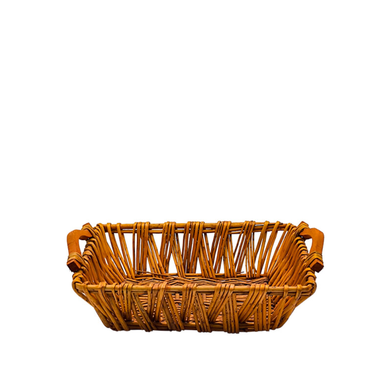Hasır D.Dörtgen Kulplu Sepet 35X24X9 cm Orta - 1