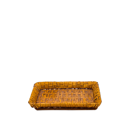 Hasır D.Dörtgen Sepet 30X20X5 cm Kçk - KLT