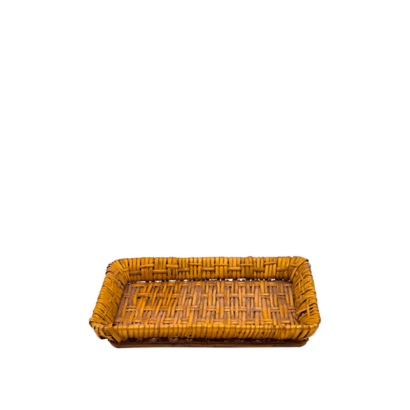 Hasır D.Dörtgen Sepet 30X20X5 cm Kçk - 1