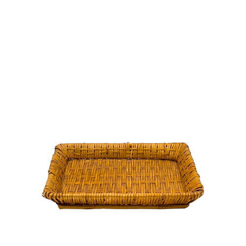 Hasır D.Dörtgen Sepet 35X25X6 cm Orta - KLT