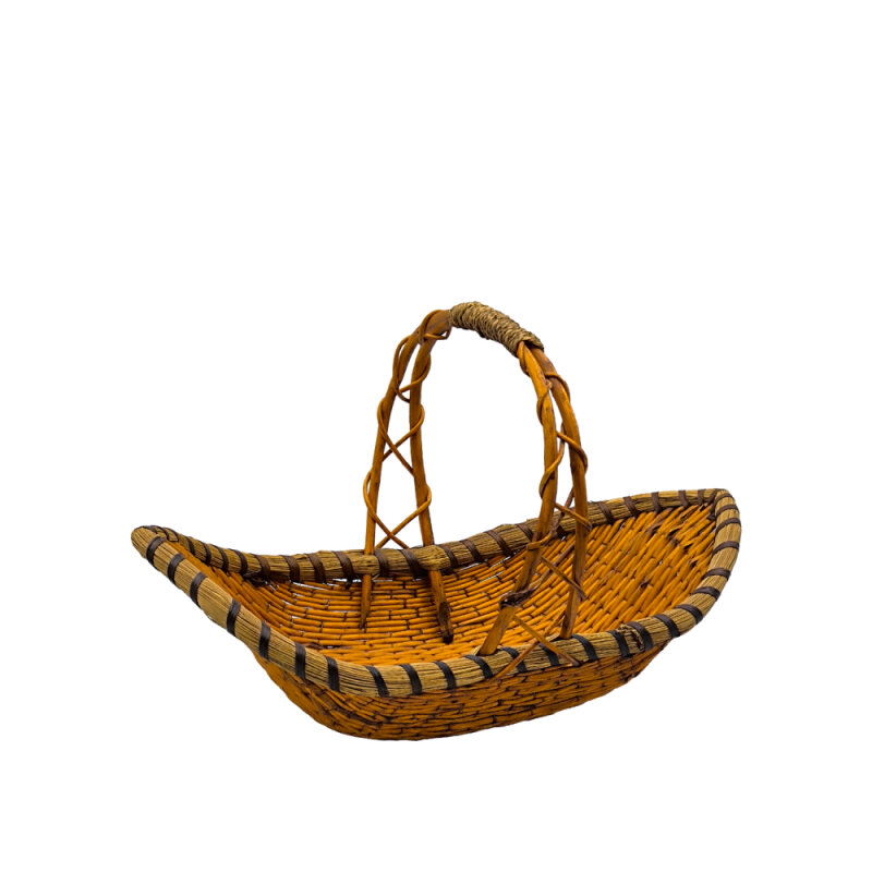 Hasır Kulplu Sandal Sepet 60X28X38 cm Byk - 2