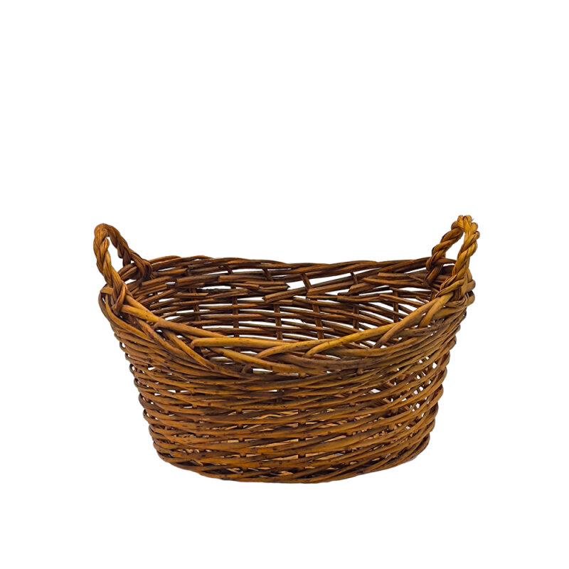 Hasır Oval Derin Kulplu Sepet 36X24X18 Kçk - 1