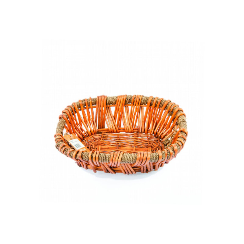 Hasır Oval Kulplu Sepet 39X30X12 cm Orta - 1