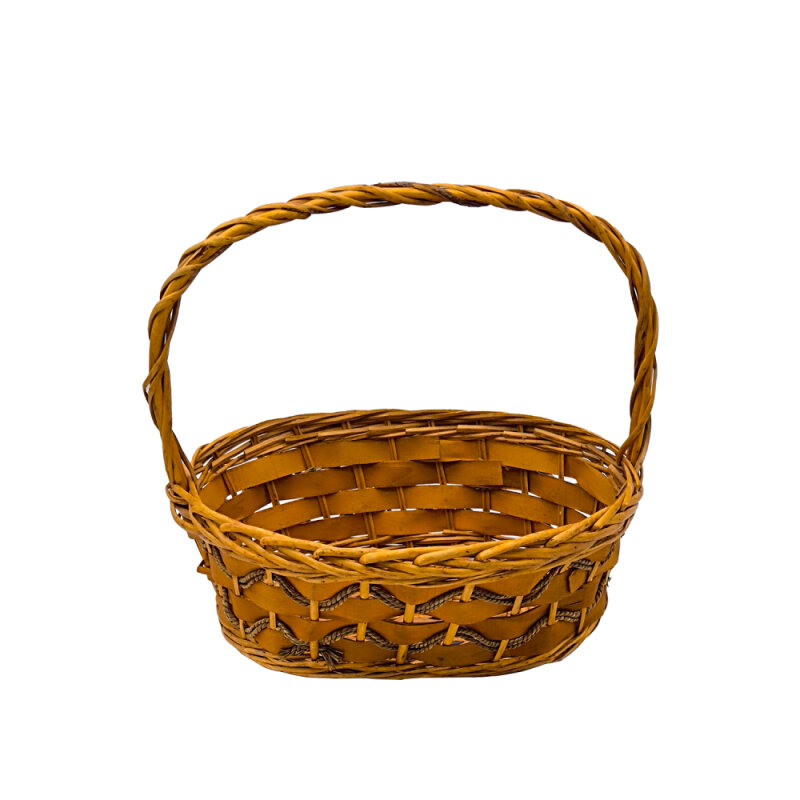 Hasır Oval Kulplu Sepet 43X33X14 cm Byk - 1