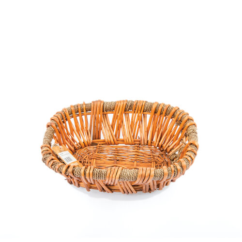 Hasır Oval Kulplu Sepet 47X37X13 cm Byk - KLT