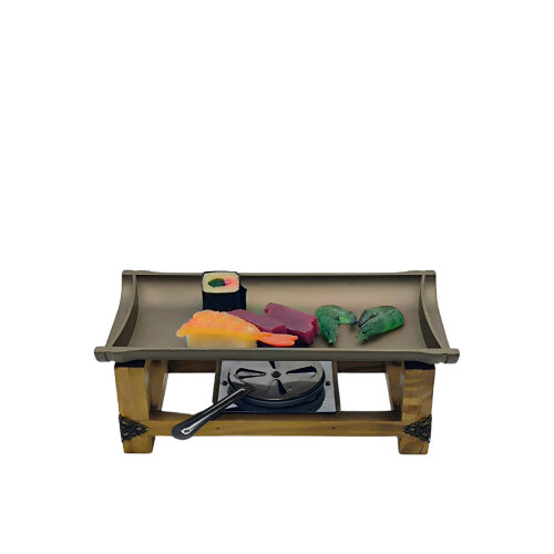 Hs037589 Sunum Tepsi Ahşap Standlı 30X15Cm - KLT