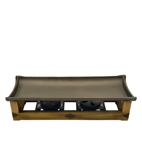 Hs037591 Sunum Tepsi Ahşap Standlı 49X20Cm - KLT