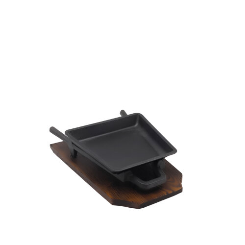 Hs048112 Sunum El Arabası Ahşap Standlı 36x25 cm - KLT