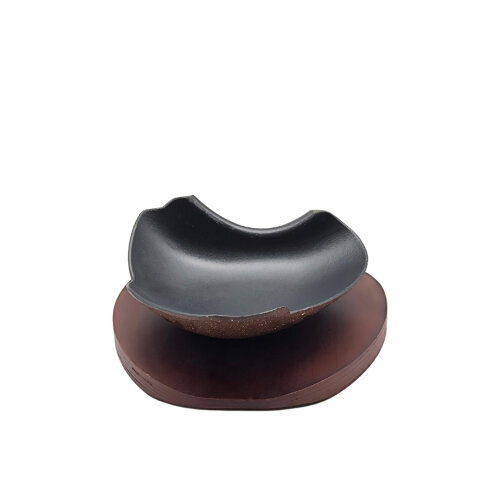 Hs079449 Sunum Tepsi Ahşap Standlı 19x19 cm - KLT