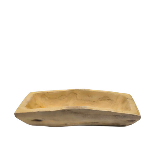 Ahşap D.Dörtgen Kase 42X22X10 Cm - KLT